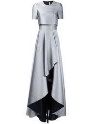 вечернее платье  с отделкой металлик Jason Wu
