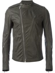 zipped leather jacket  Rick Owens