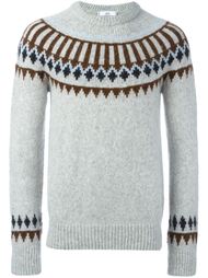 neck intarsia jumper Ami Alexandre Mattiussi