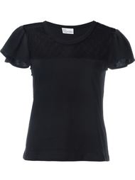 прозрачная футболка  Red Valentino