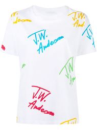 signature print T-shirt J.W. Anderson