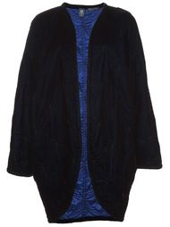длинное бархатное пальто  Emanuel Ungaro Vintage