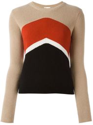 colour block ribbed jumper Red Valentino