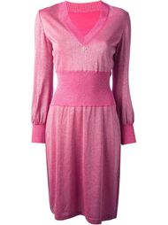 платье с контрастным поясом Emilio Pucci Vintage