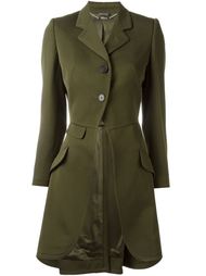 однобортное пальто  Alexander McQueen
