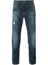 джинсы с рваными деталями   Dolce & Gabbana