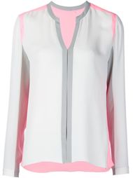 contrast shirt Elie Tahari