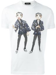 Manga illustration print T-shirt Dsquared2
