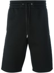 side logo print track shorts Helmut Lang