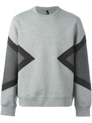 colour block sweathshirt Neil Barrett