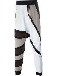 tribal stripes track pants Unconditional