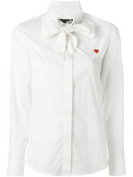 heart detail foulard shirt Love Moschino