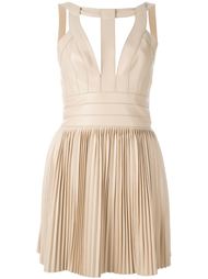 pleated leather dress Dsquared2