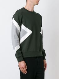 colour block sweatshirt Neil Barrett