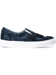 'Flirting' glitter slip-on sneakers Chiara Ferragni