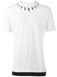 lightning bolt print T-shirt Neil Barrett