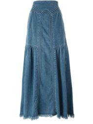 maxi denim skirt Chloé
