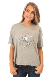 Футболка женская Converse Awt Oil Slick Cp Swing Tee Grey