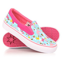Слипоны детские DC Trase Slip On Crazy Pink/White