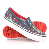 Слипоны детские DC Trase Slip-on Navy/Red