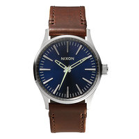 Часы Nixon Sentry 38 Leather Blue/Brown