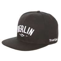 Бейсболка с прямым козырьком TrueSpin Berlin Black