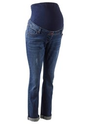 Для будущих мам: джинсы Boyfriend (синий «потертый») Bonprix