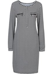 Трикотажное платье (оранжевая ржавчина/цвет белой ) Bonprix