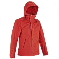 Куртка Arpenaz 300 Rain 3 В 1 Мужская Красная Quechua