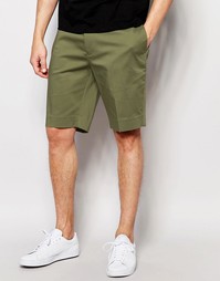 ASOS Skinny Mid Length Shorts In Light Khaki - Хаки светлый