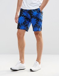 ASOS Skinny Smart Shorts In Print - Мульти