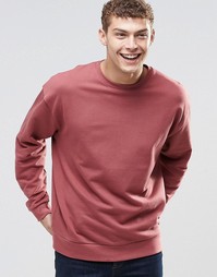 ASOS Oversized Sweatshirt In Red - Washed ruddy