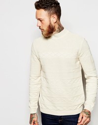 Джемпер с высоким воротом ASOS - Экрю