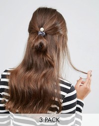 Limited Edition Soft Faux Pearl Hair Bands x3 - Мульти Asos