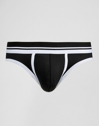 Черные сетчатые трусы ASOS - Monochrome