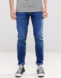 Зауженные джинсы синего цвета ASOS - Синий