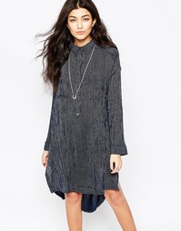 Синее платье Free People Journey To The Horizon - 0