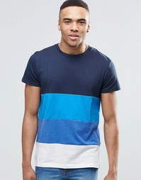 Футболка в полоску Jack &amp; Jones - Синий