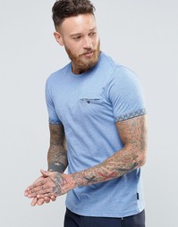Меланжевая футболка Ted Baker - Синий