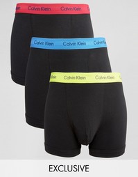 Боксеры‑брифы Calvin Klein 3 в упаковке эксклюзивно для Asos - Черный