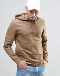 Бежевое худи ASOS - Коричневый кокос