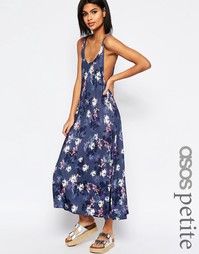 Платье-трапеция с цветочным принтом ASOS PETITE - Мульти