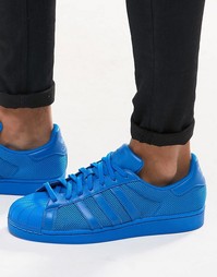 Синие кроссовки adidas Originals Superstar B42619 - Синий