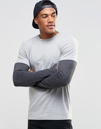 Двухслойный лонгслив ASOS