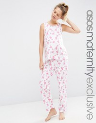 Пижамный комплект для беременных ASOS Maternity - Мульти