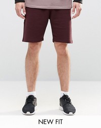 ASOS Standard Jersey Short In Burgundy - Темно-бордовый