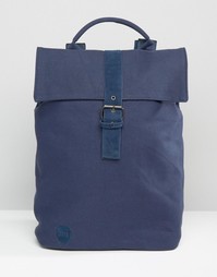 Темно-синий парусиновый рюкзак Mi‑Pac - Темно-синий