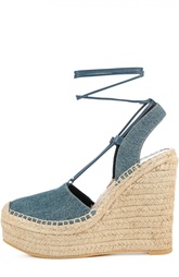 Босоножки Espadrille на танкетке Saint Laurent