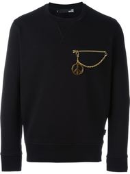 толстовка с молнией  Love Moschino