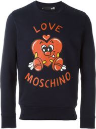 толстовка с принтом  Love Moschino